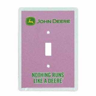 Shop John Deere Lightswitch Plate, Pink at the  Home Dcor Store. Find the latest styles with the lowest prices from John Deere