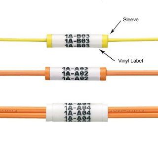 LabelCore Cable Identification Sleeve for 3mm Simplex Fiber Optic Cable: Office Products