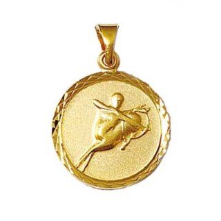 So Chic Jewels   18K Gold Plated Sagittarius   Centaur The Archer   Zodiac Pendant: So Chic Jewels: Jewelry
