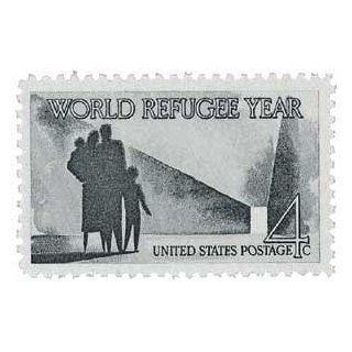 #1149   1960 4c World Refugee Year Postage Stamp Numbered Plate Block (4): Everything Else
