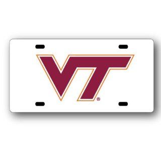 NCAA Virginia Tech Hokies License Plate : Sports Fan License Plate Covers : Sports & Outdoors