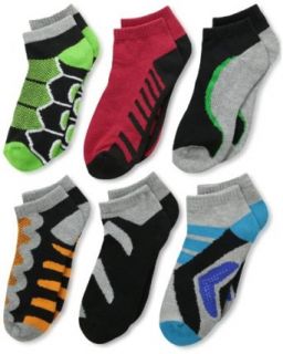 Jefferies Socks Boys 8 20 Tech Sport Low Cut Socks 6 Pair Pack: Clothing