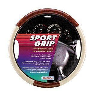 Superior 58 1120 Slip On Woodgrain Steering Wheel Cover: Automotive