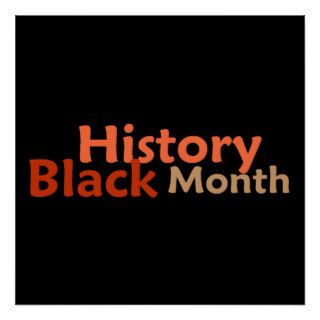 BLACK HISTORY MONTH POSTER Print