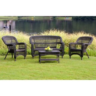 Tortuga Outdoor Portside 4 Piece Lounge Seating Group with Cushions