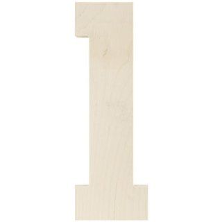 MPI Baltic Birch Collegiate Font Letters and Numbers, 13.5"