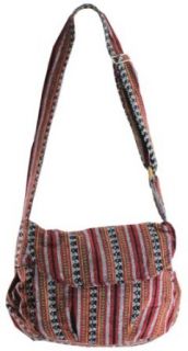 Handbag Nepali Embroidery Cotton Hippie Hobo Crossbody Messenger Boho Bag Hmong Camera Purse HMM12: Clothing