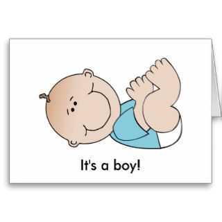 Baby Boy Greeting Cards