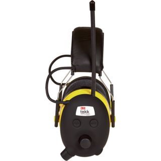 3M Tekk Protection Work Tunes AM/FM Radio/MP3 and Hearing Protector, Model# 90541-80025V  Hearing Protection