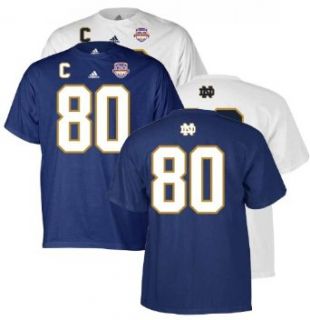 Tyler Eifert #80 Notre Dame Fighting Irish 2013 BCS Jersey Name and Number T shirt: Clothing