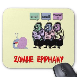 Funny zombie mousepad