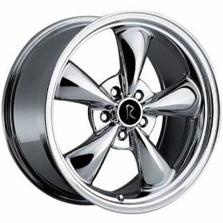 Rev Replicas Bullet 17 Chrome Wheel / Rim 5x4.5 with a 24mm Offset and a Hub Bore. Partnumber 180C 7912: Automotive