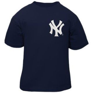 MLB Infant/Toddler Boys' New York Yankees Derek Jeter Pullover Tee with Name & Number (Navy, 2T)  Apparel  Sports & Outdoors