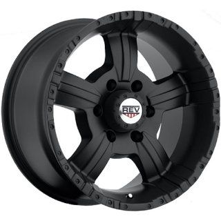 KO 50 Cal 17 Matte Black Wheel / Rim 5x5 with a 12mm Offset and a 78 Hub Bore. Partnumber 813B 7907412: Automotive