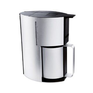JACOB JENSEN   Thermo Kaffeemaschine   9 Tassen   1.2L   Aluminium: Küche & Haushalt