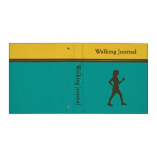 Walking Journal Vinyl Binders