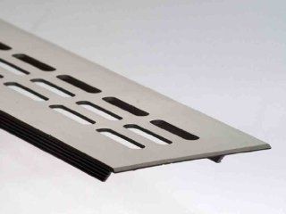 Aluminium Lftungsgitter Stegblech Lftung 60mm x 600mm in verschiedenen Farben (Edelstahl eloxiert): Baumarkt