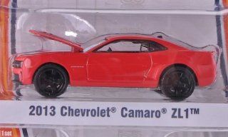 Chevrolet Camaro ZL1, rot/schwarz , 2013, Modellauto, Fertigmodell, Greenlight 1:64: Spielzeug