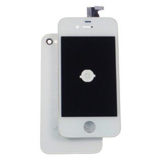iPhone 4 SET LCD Display Weiss + Backcover + homebutton: Elektronik