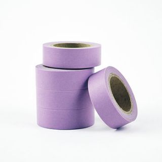 lilac washi tape by sarah hurley designs