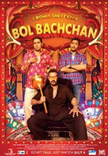 Bol Bachchan. Bollywood Film mit Ajay Devgan und Abhishek Bachchan. DVD IMPORT: Ajay Devgan, Asin Thottumkal, Abhishek Bachchan, Prachi Desai, Asrani: DVD & Blu ray