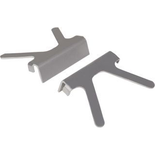 Yost Aluminum Vise Jaw Caps — 2-Pc., Fits 4in. Jaw, Model# 10340  Misc. Clamps