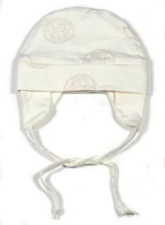 Young Versace Baby Hat in White & Pink 3mo Clothing