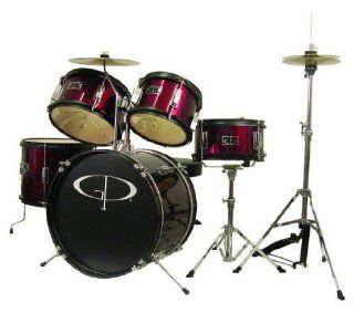 GP Percussion 5 Piece Junior Drum Set: Musical Instruments