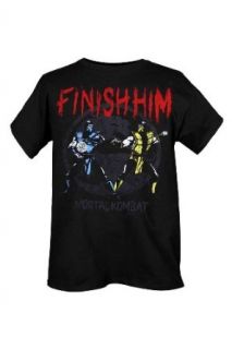 Mortal Kombat Finish Him T Shirt Size : Medium: Clothing