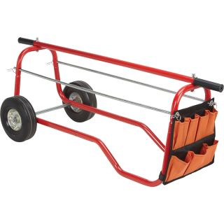 Ironton Wire Caddy Cart with Storage Bag — 330-Lb. Capacity  Terminal Kits   Organizers