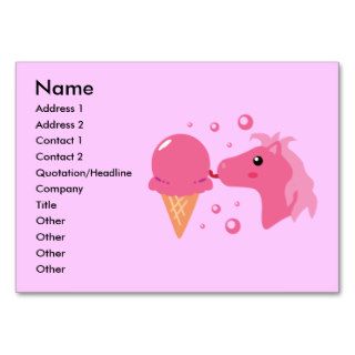 Ice Cream Pony Business Cards
