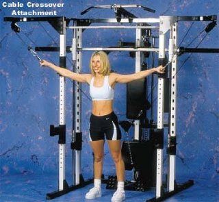 Caribou III Home Gym & Smith Machine   Dip, Preacher Curl, Pec Deck and Cable Crossover  