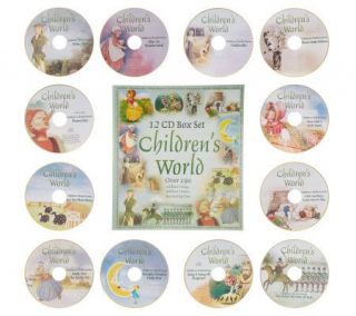 Childrens 12 CD Set w/ 290 Songs, Stories, Activities & Nursery Rhymes —