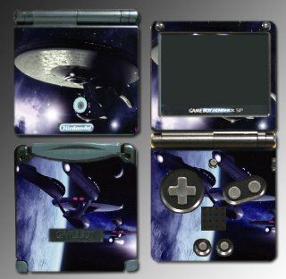 Star Trek Into Darkness USS Enterprise Spock Movie 2 Video Game Vinyl Decal Cover Skin Protector for Nintendo GBA SP Gameboy Advance Game Boy Video Games