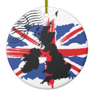 england flag christmas tree ornaments