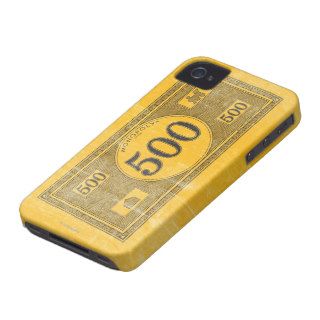Vintage 500 Dollar Bill iPhone 4 Cases