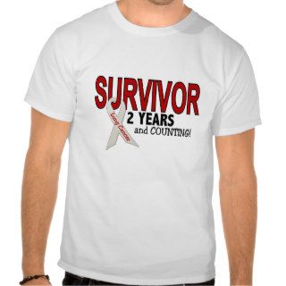 Survivor 2 Years & Counting (Lung Cancer) Shirts