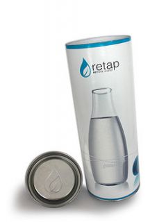 retap glass water bottle 500ml by green tulip ethical living