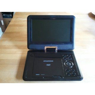 Sylvania SDVD9000B2 9 Inch Portable DVD Player with Car Bag/Kit, Swivel Screen, USB/SD Card Reader, Piano Black Finish Electronics