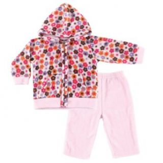 Hudson Baby Baby girls Fleece Hoodie & Pants Infant And Toddler Bodysuits Clothing