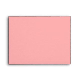 Elegant Coral RSVP Envelopes