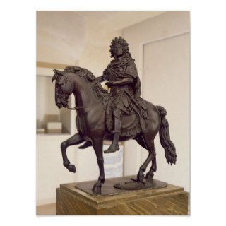 Equestrian statue of Louis XIV Posters