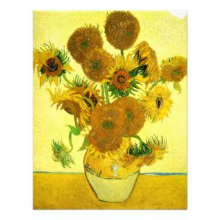 Van Gogh Sunflowers Invitations
