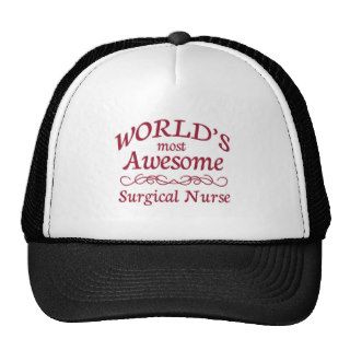 World's Most Awesome Surgical Nurse Mesh Hats