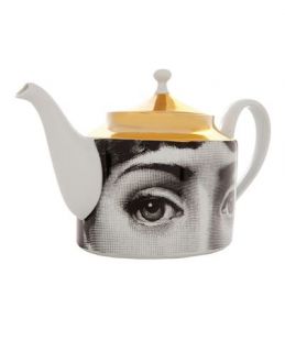 Fornasetti Printed Porcelain Tea Pot   L’eclaireur