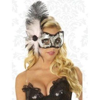 Franco American Novelty 33941 Cat Eyes Feather Mask   Pink: Clothing
