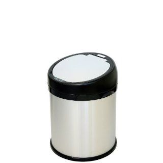 iTouchless   IT08RS   iTouchless 8 Gallon Sensor Touchless Trash Can Stainless Steel Round Extra Wide Opening   Kitchen Small Appliance Sets