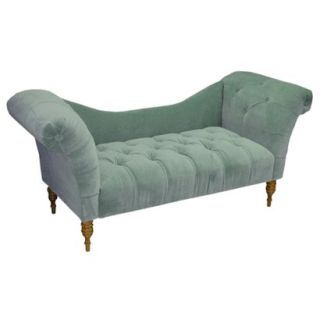 Button Tufted Chaise Settee