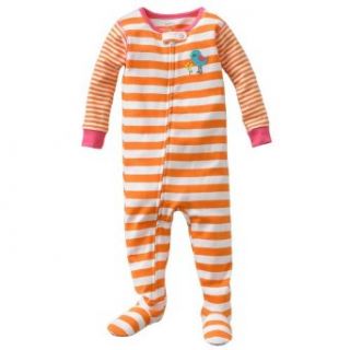 Carter's Baby Girls Cotton Knit "Little Bluebird" Footed Sleeper Pajamas (24 Months) Infant And Toddler Pajama Sets Clothing