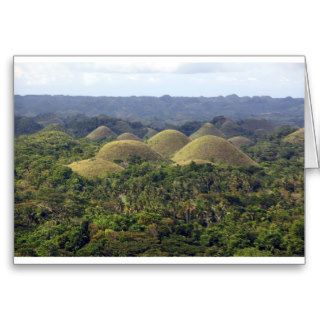 Chocolate Hills Bohol Island Philippines Cards